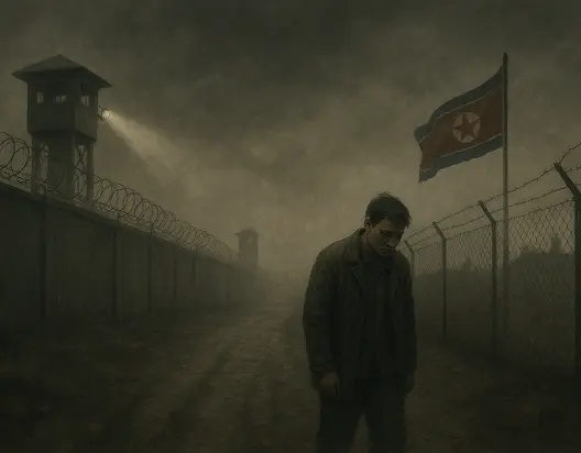 Imagem de um Campo de Trabalho Forçado